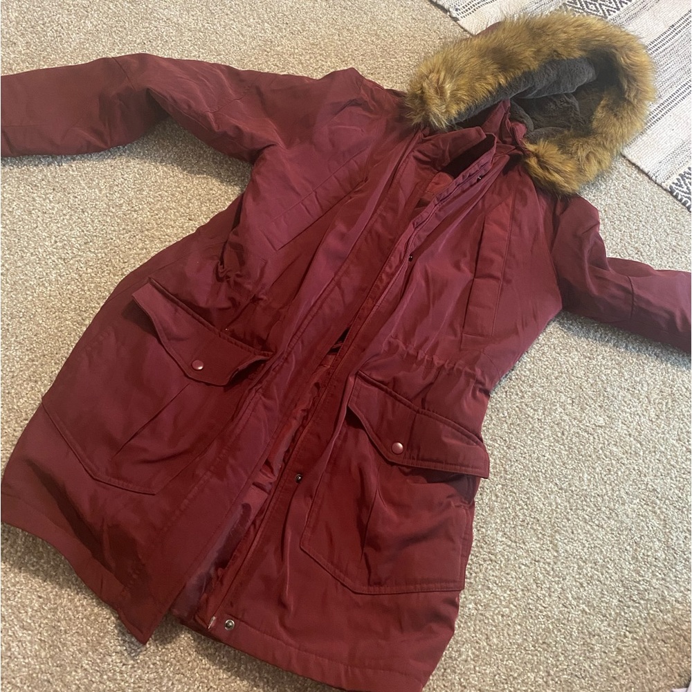 Heavy jacket, love it just don’t need it anymore because I live in the south